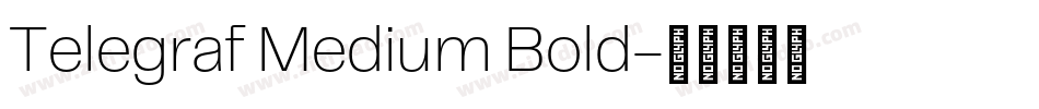 Telegraf Medium Bold字体转换